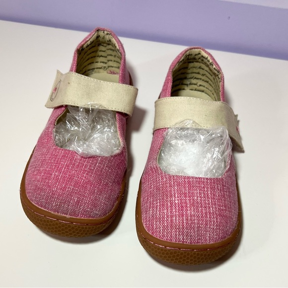 Livie and Luca Pink canvas Mary janes size 1 - Picture 4 of 7